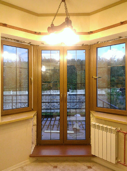 Остекление эркерных окон в коттедже Остекление эркерных окон в коттедже, Балашиха