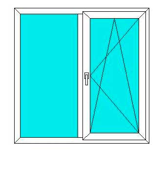 Двухстворчатое окно, Балашиха Двухстворчатое окно